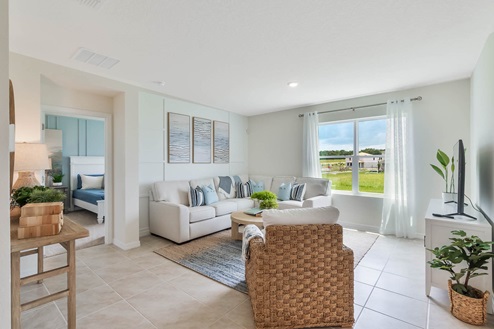 Open concept living room