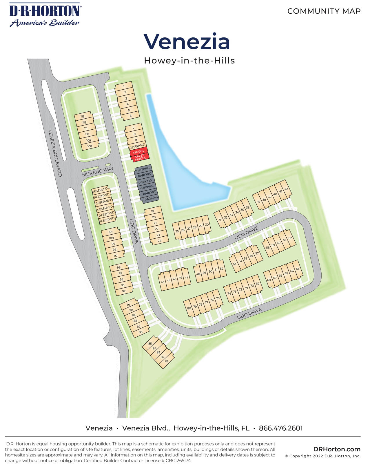 Static Lot Map