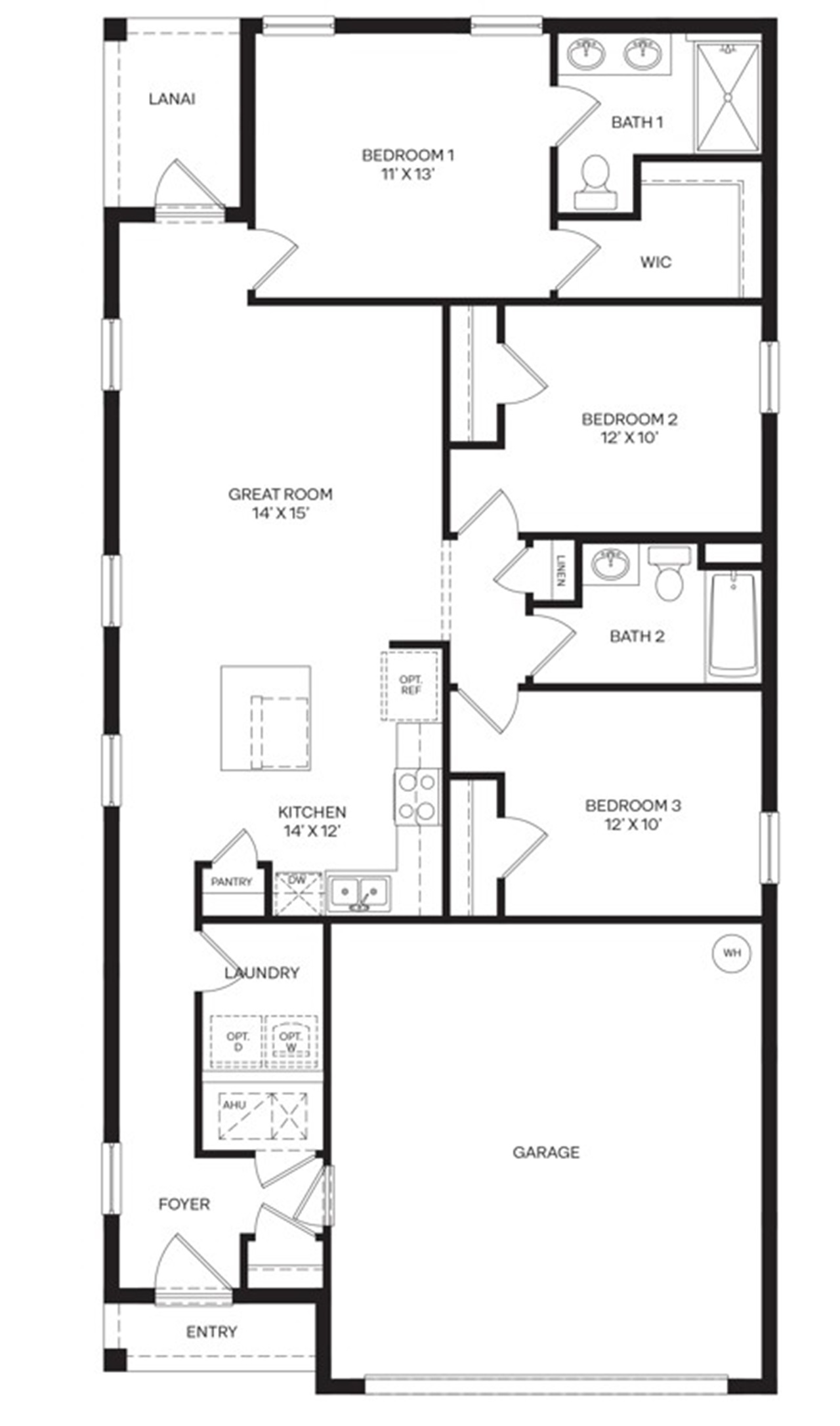 Downing floorplan unbranded