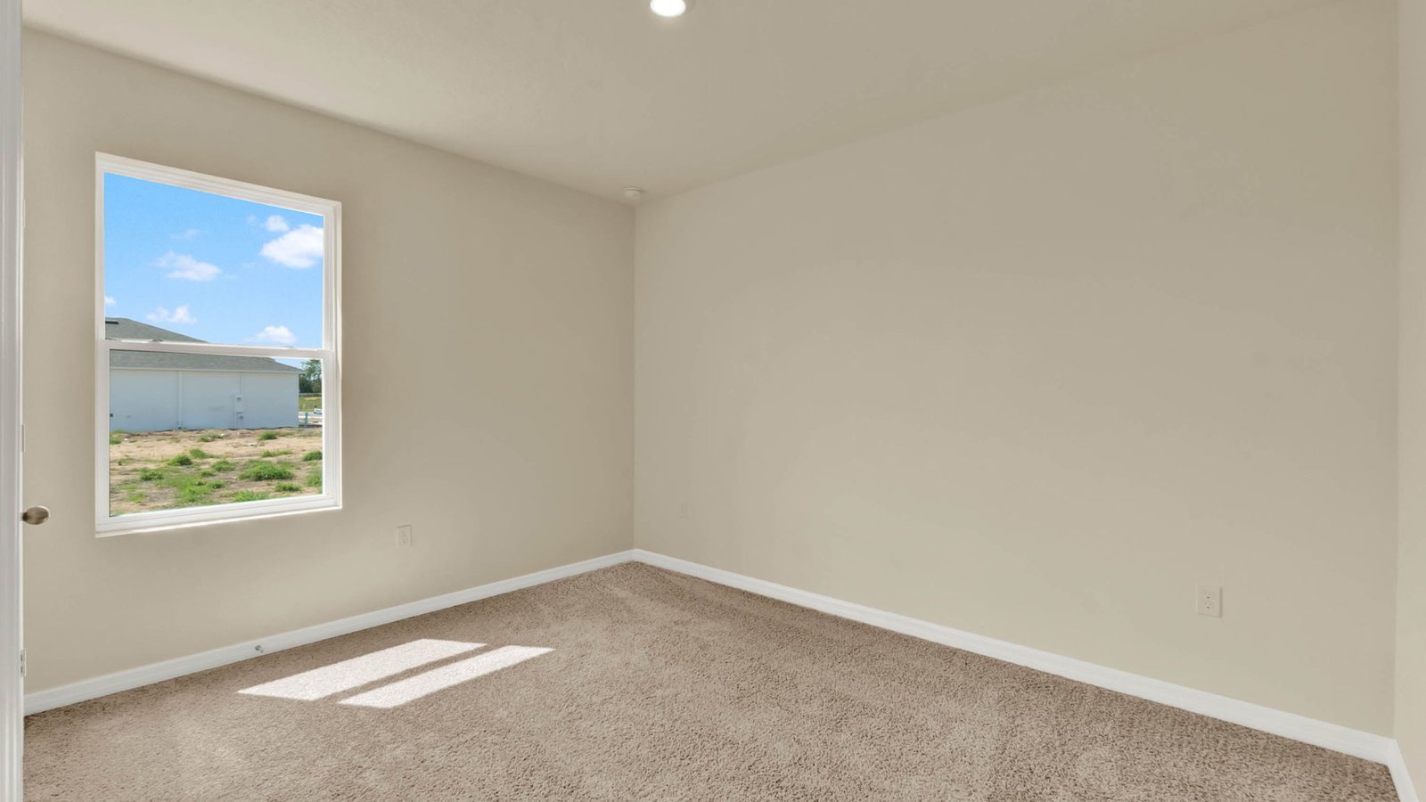 Guest bedroom showing window