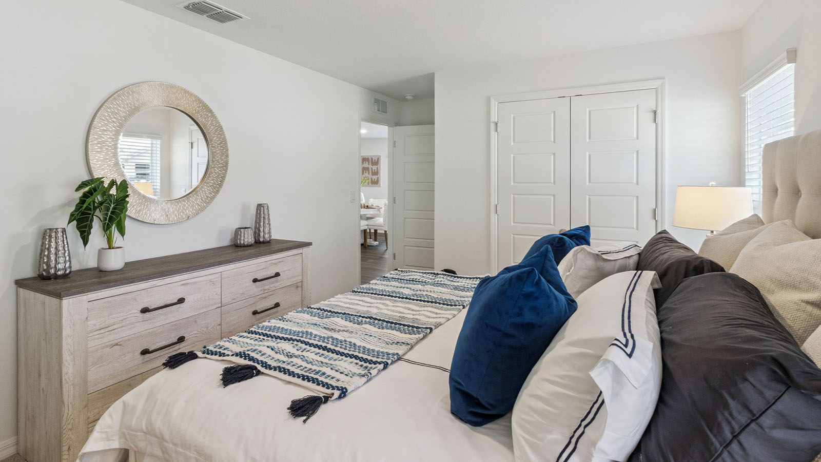 Primary bedroom with closet