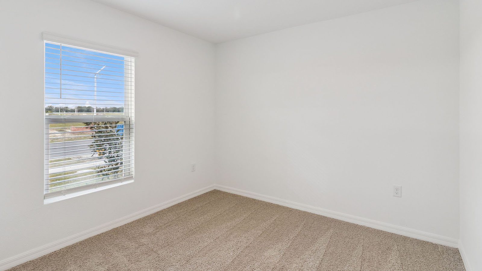 fourth guest room with carpet and window