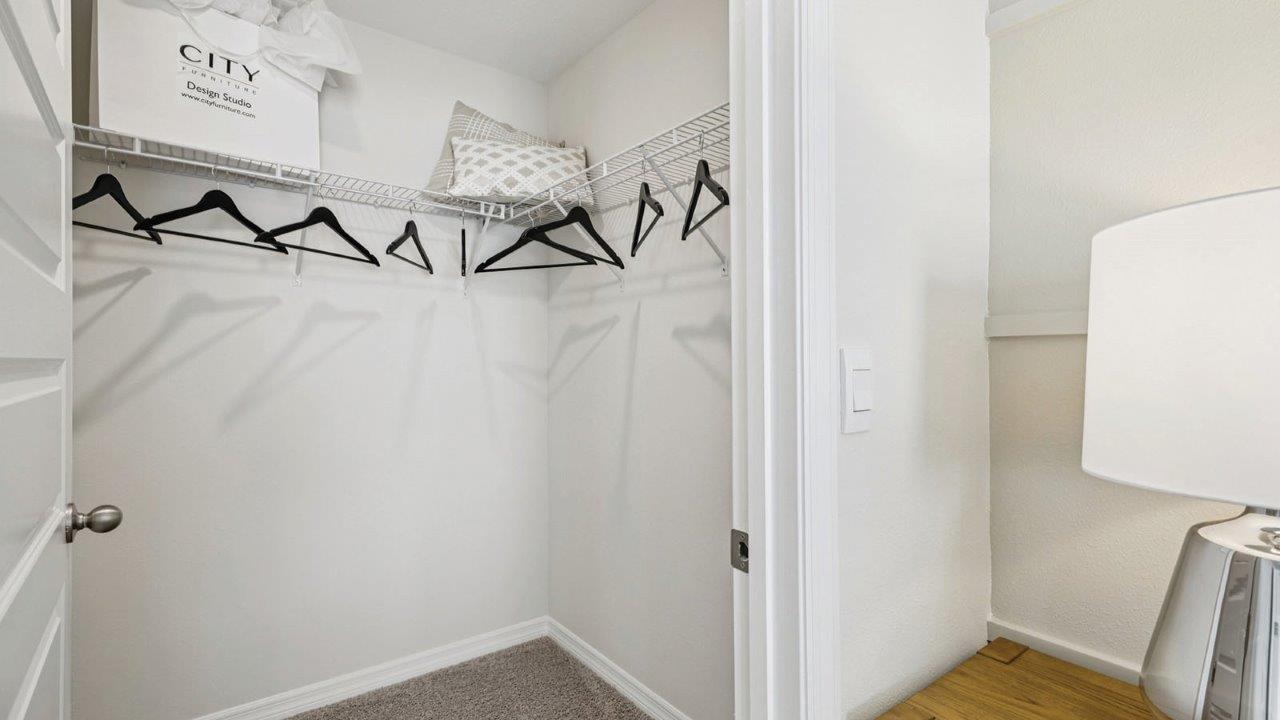 Primary walk in closet