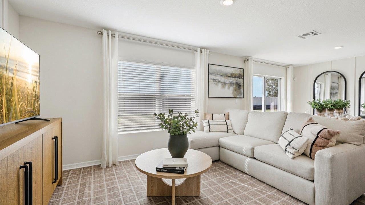Living room with window for natural light
