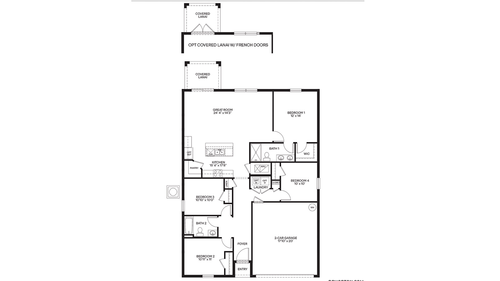 drawing of interior layout