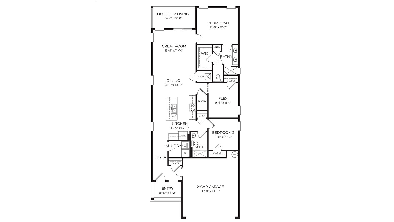 Image of 2D Bowen floorplan