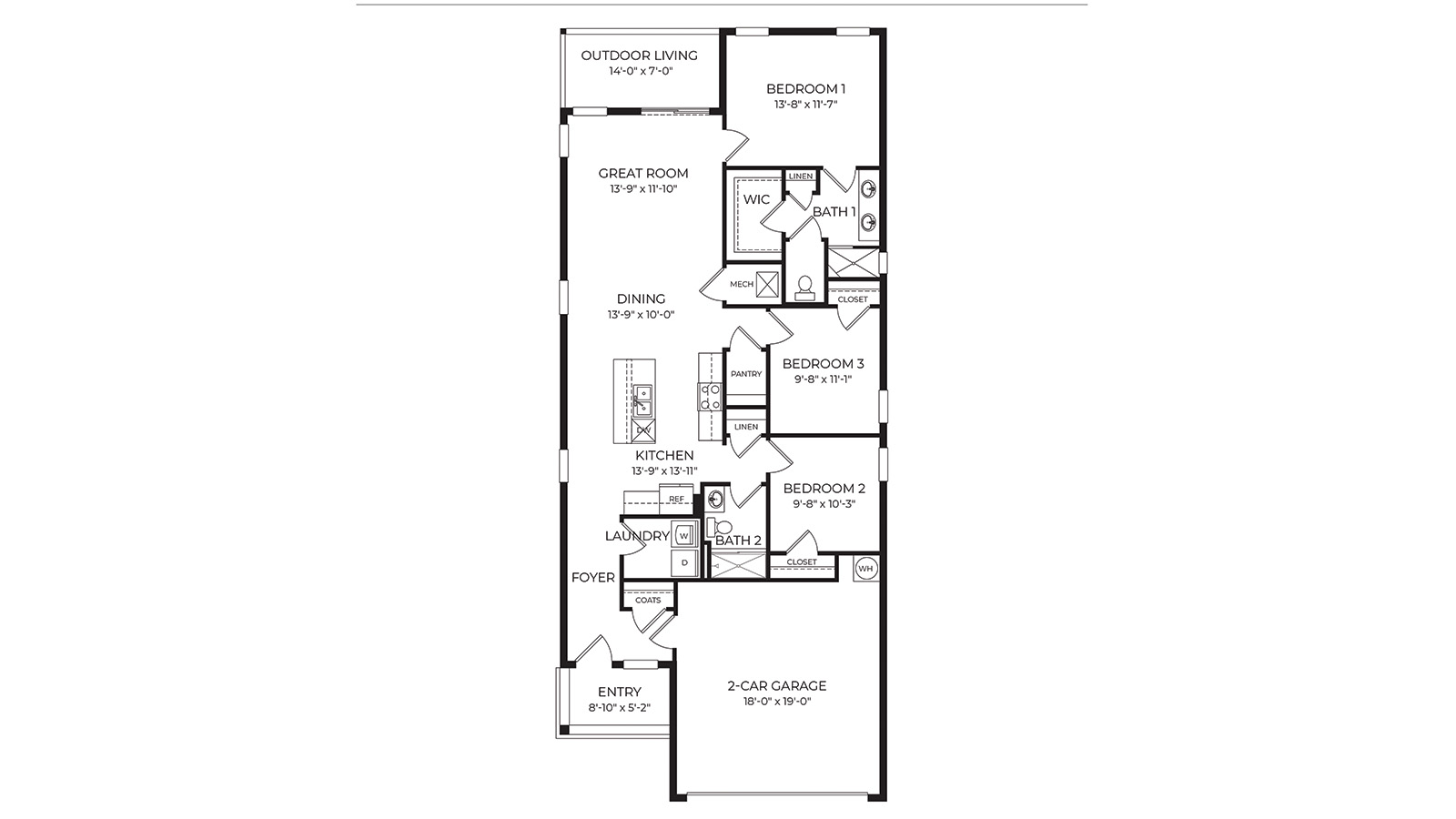 2D floorplan of Bowen plan