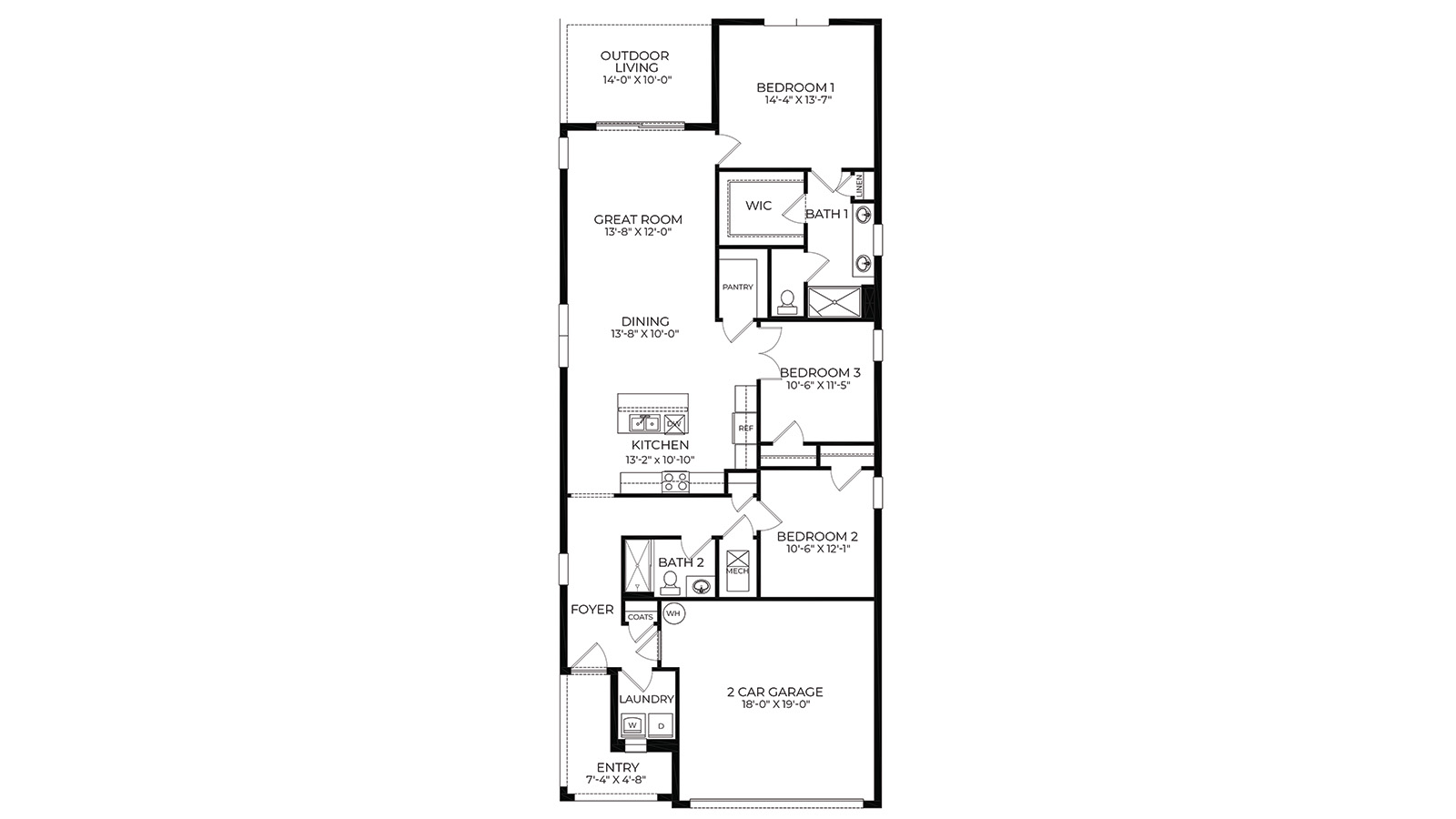 2D Jennings Floorplan