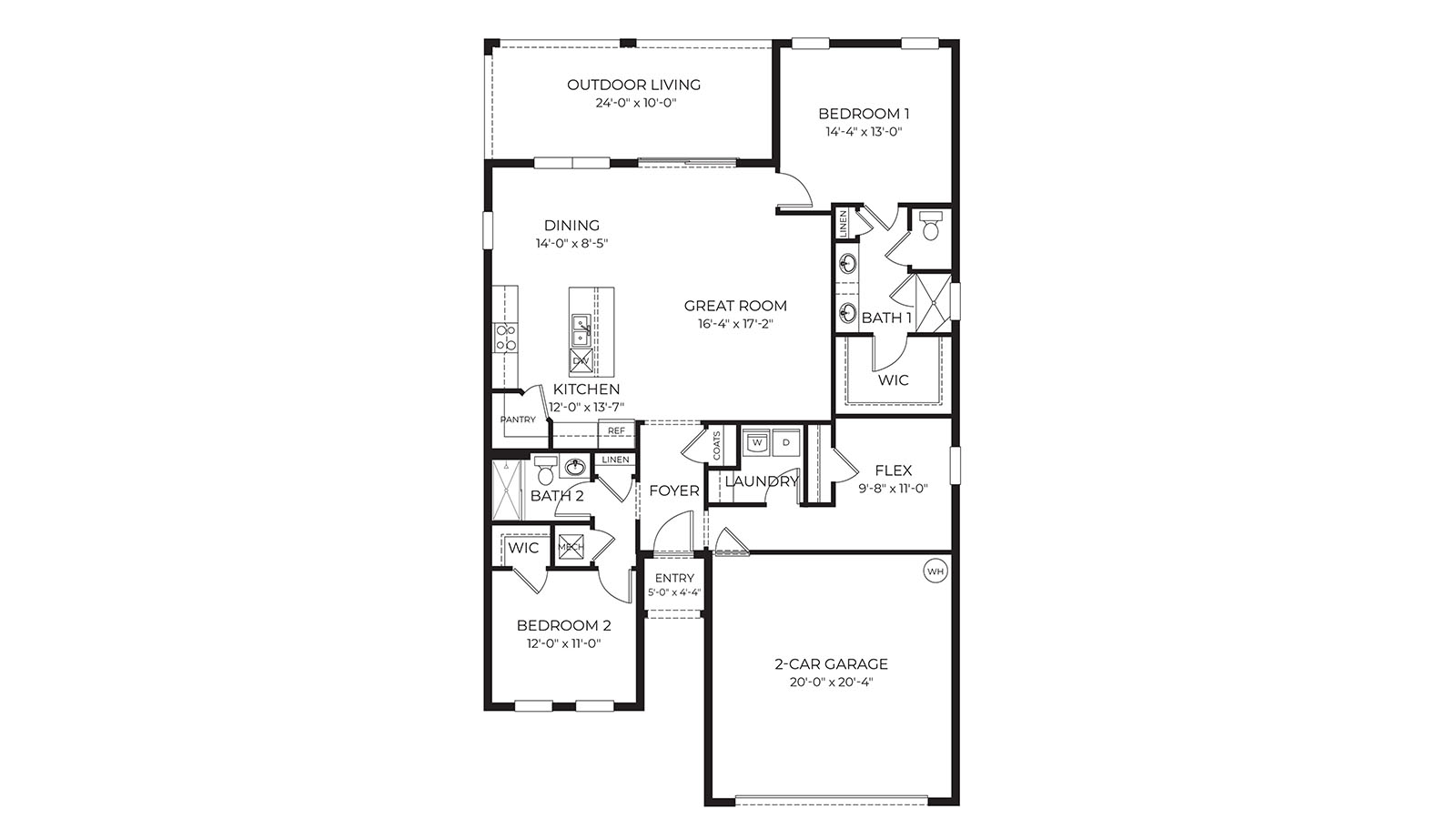 Image of 2D Avon floorplan