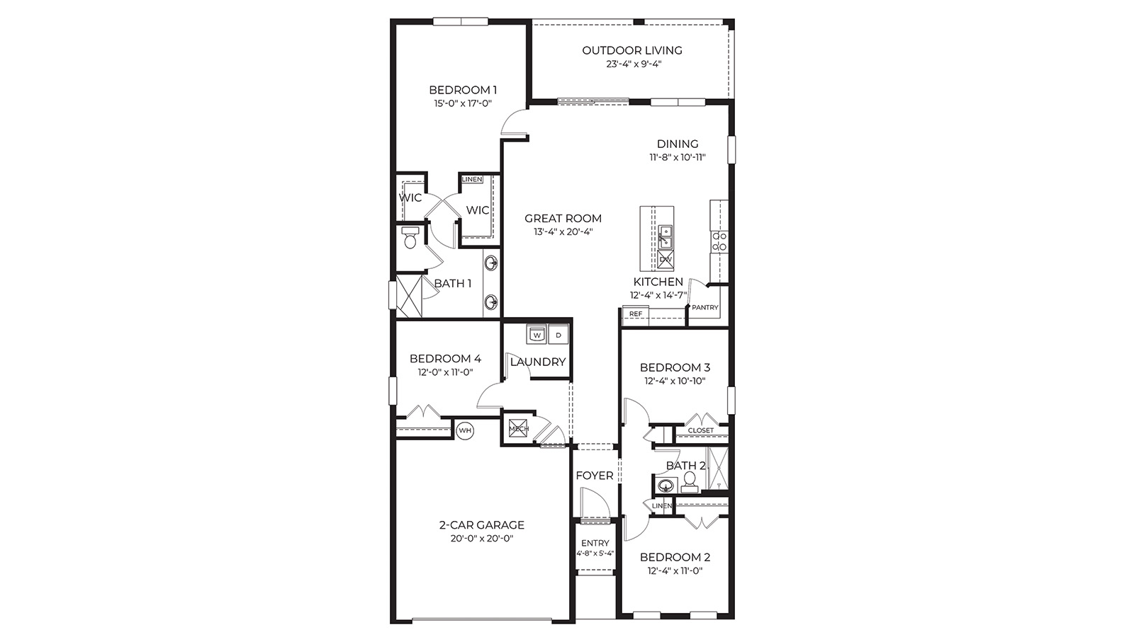 2D Delray Floorplan