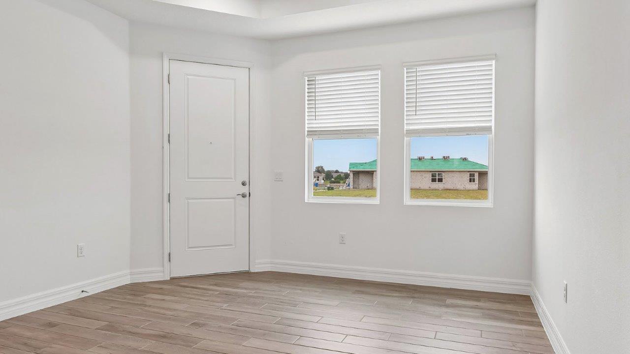 extra private entrance to multi-gen suite living room