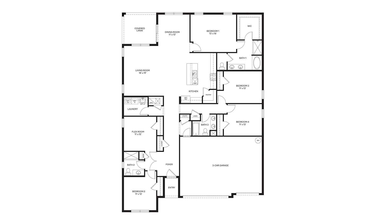 2D Covington Floorplan