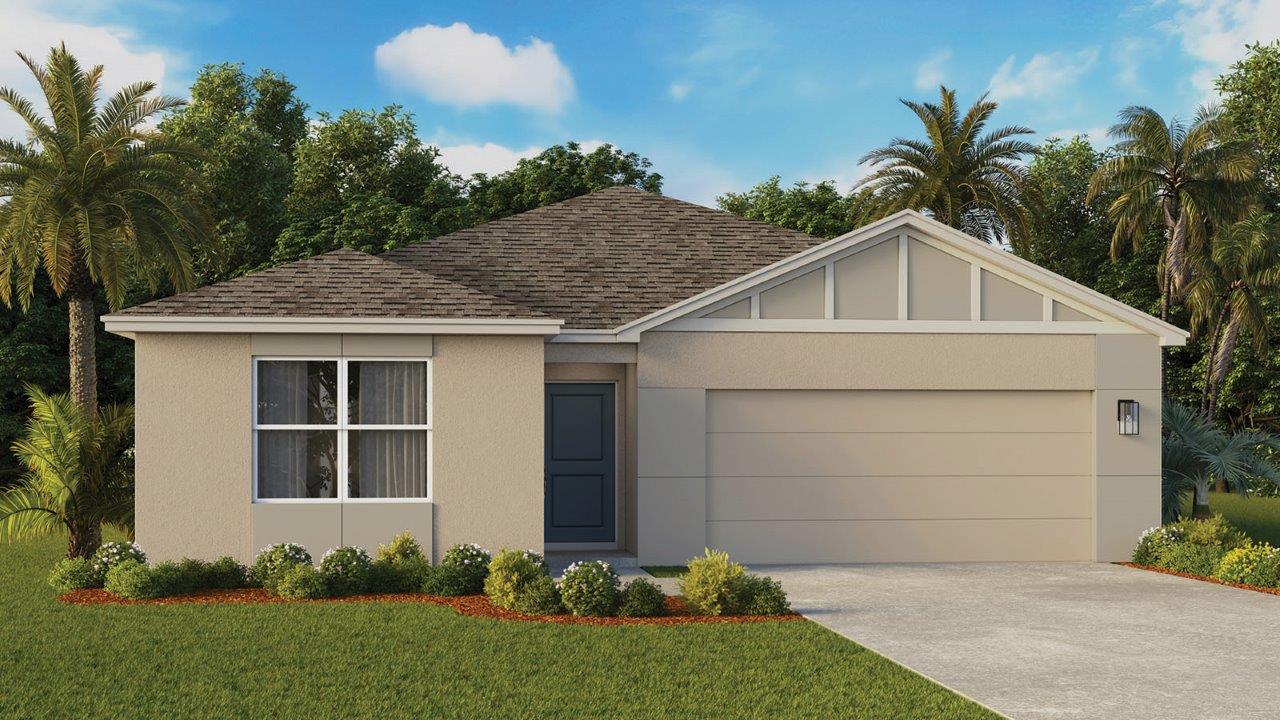 Lakeside modern rendering