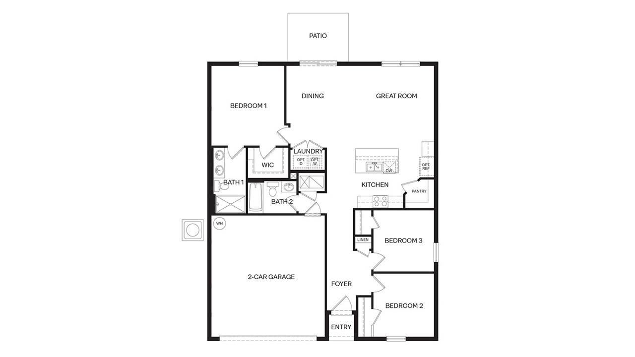 Archer ii floorplan