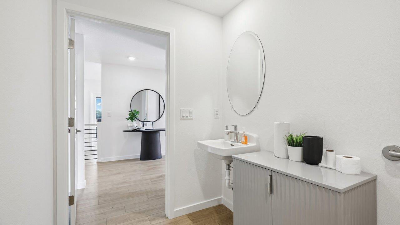 Modified bathroom for ADA compliance