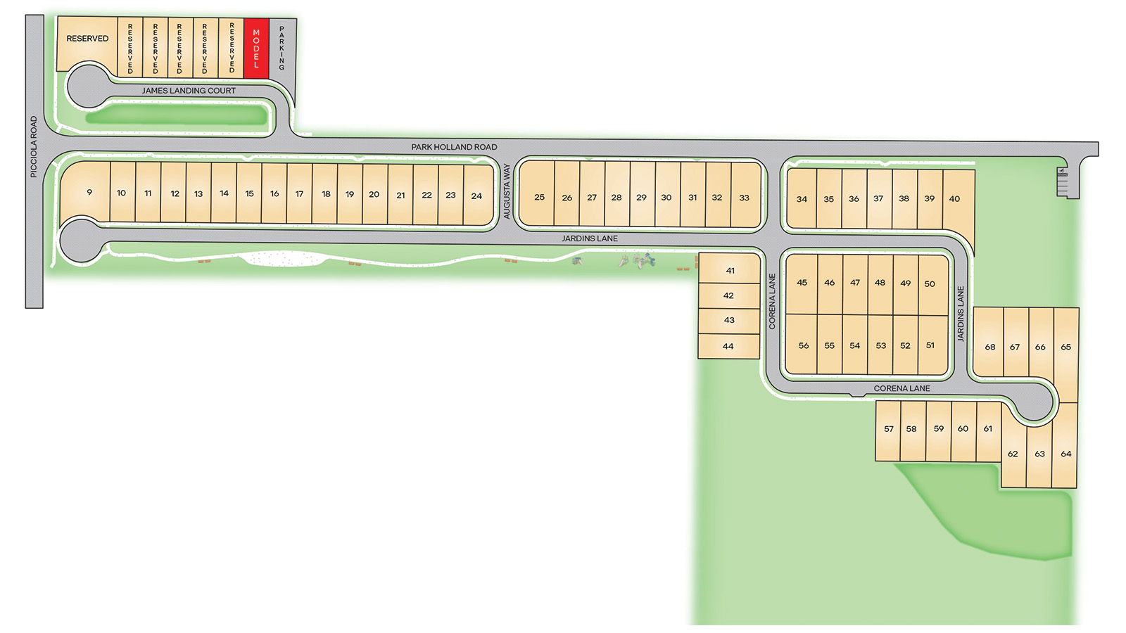 Static Lot Map