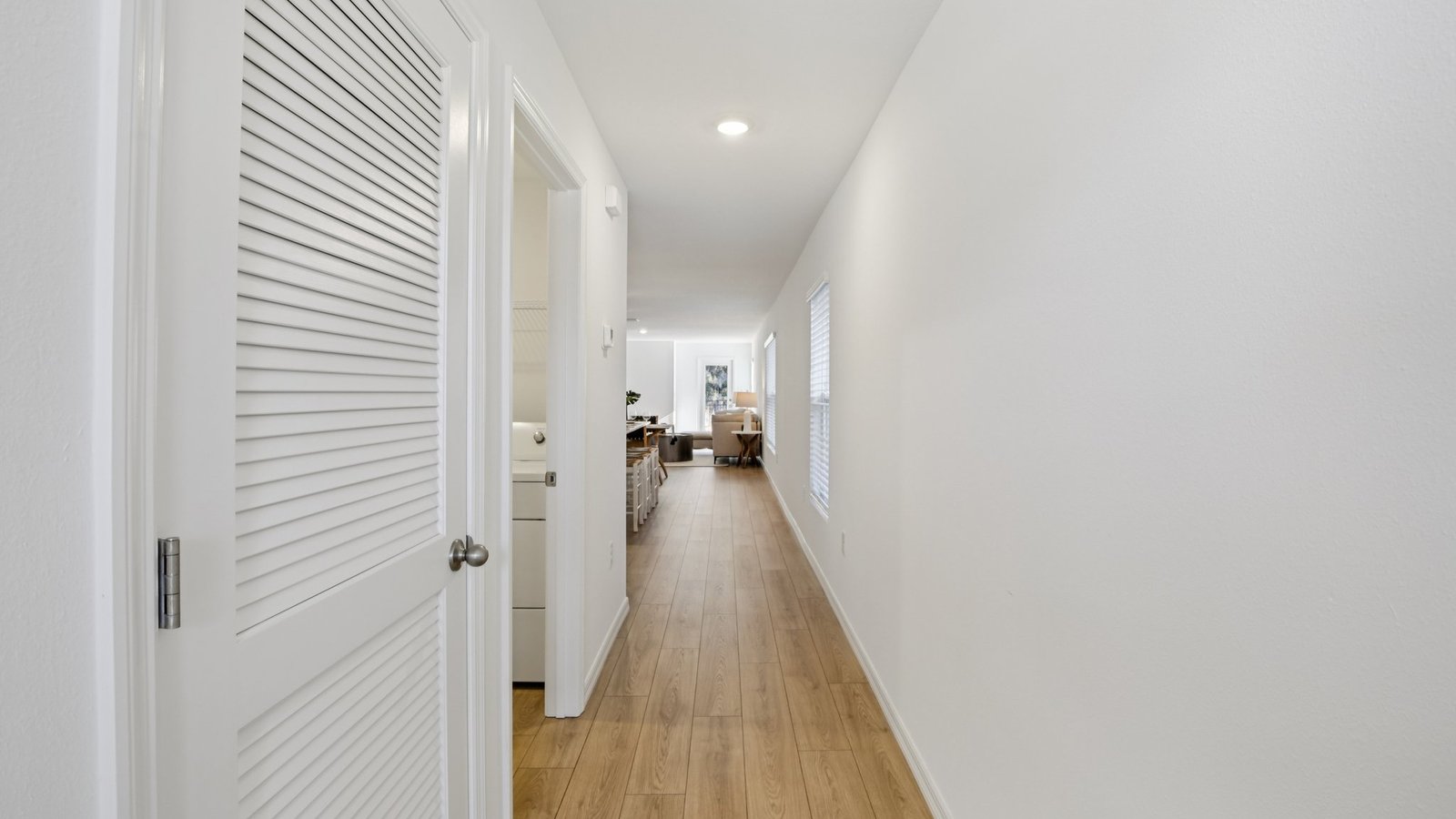 Landing area with view and access to bedrooms