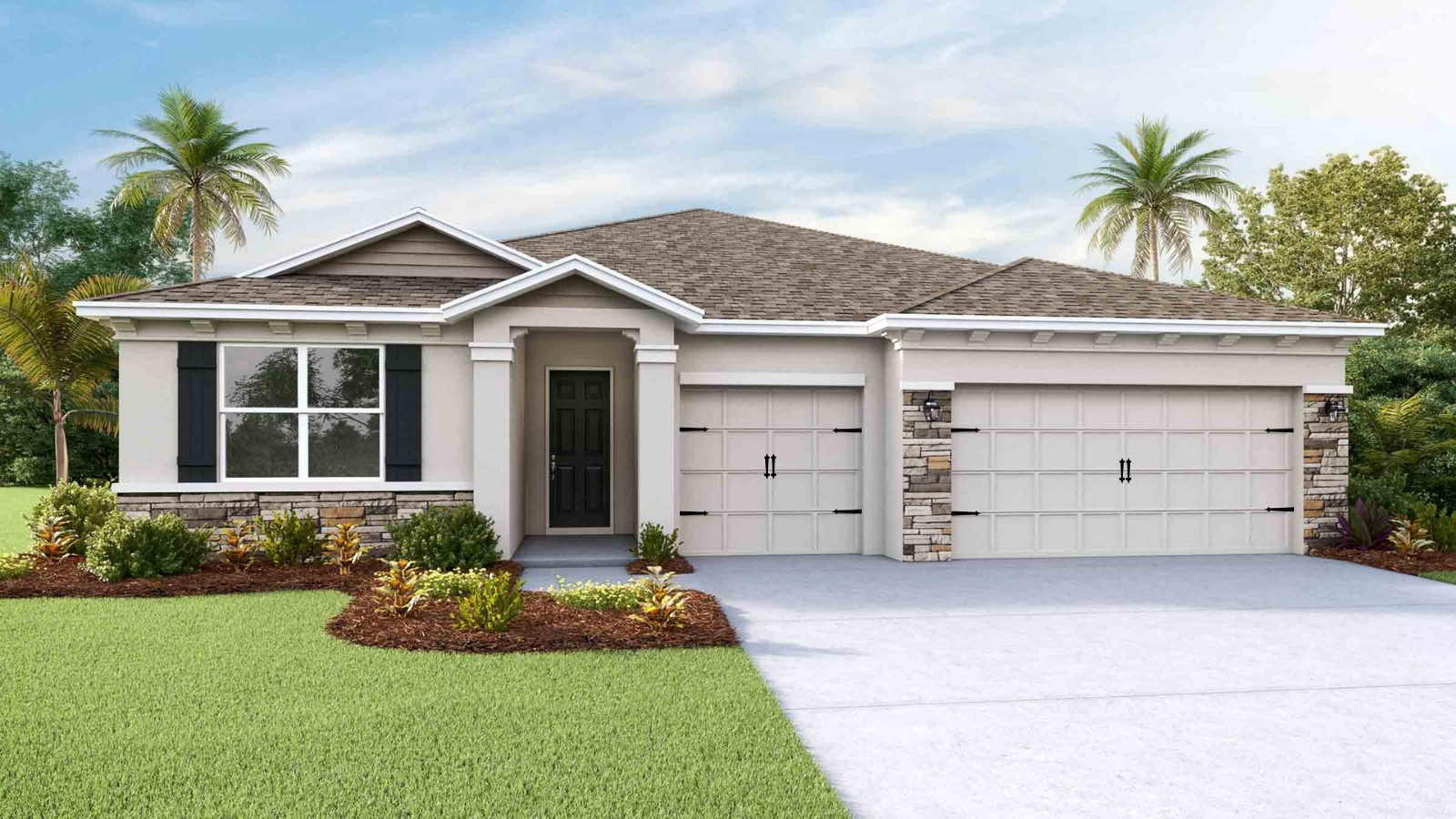 This home — photograph published by the builder