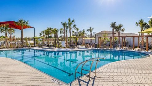 Northwater at Two Rivers amenities include club house, cabana, pool