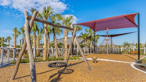 Northwater at Two Rivers amenities include kids tot lot, cornhole, fire pits, trails, club house, cabana, pool