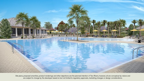 Enjoy the sunshine in style at our pool at Two Rivers - Archer at the main club house, adding to the amenities provided