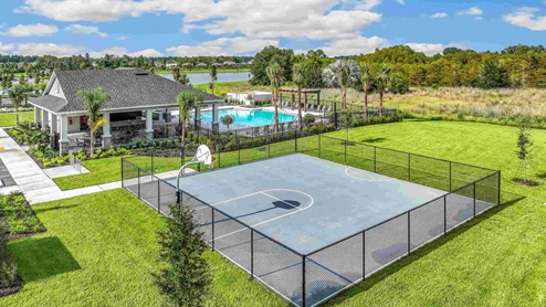 Drone Basketball Court