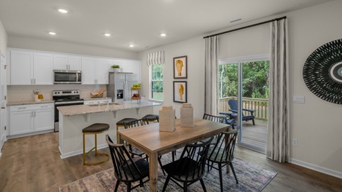 Dining Area and Kitchen