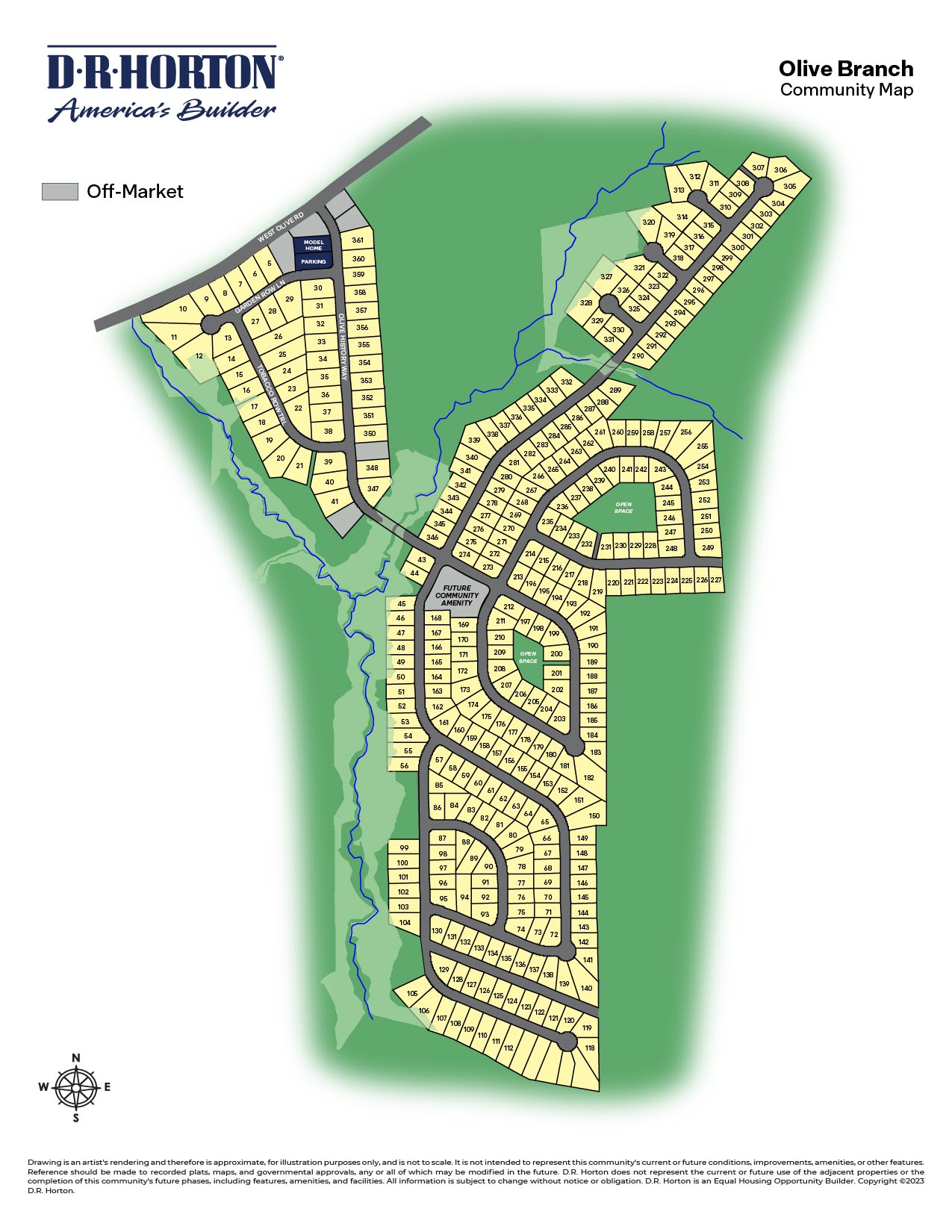 New Homes in Olive Branch | Clayton, NC | D.R. Horton