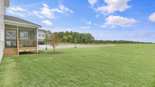 exterior patio with covered enclosed deck