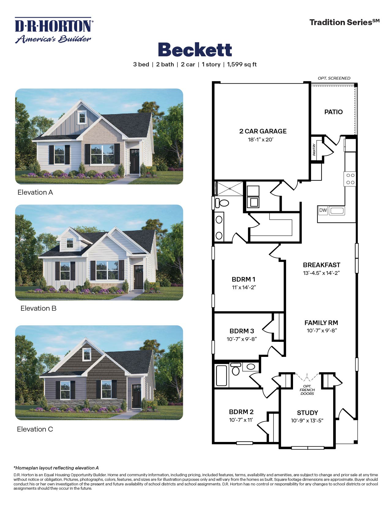 Beckett Floorplan