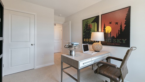 additional bedroom with window, carpeting, closet