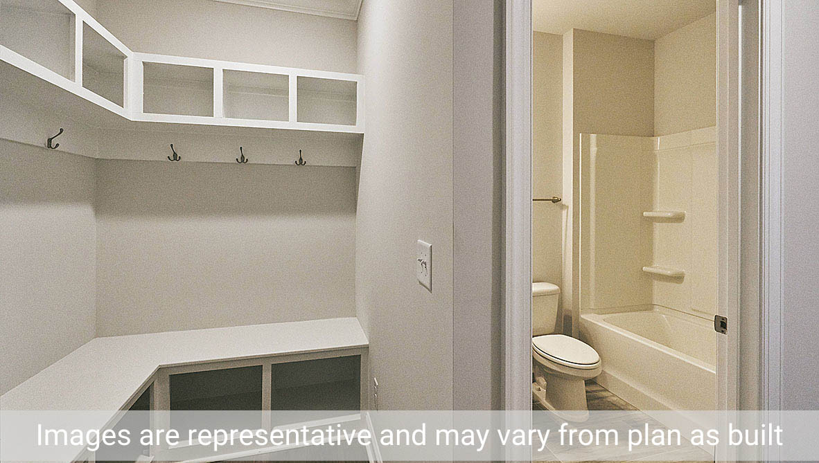 Mudroom and Bathroom