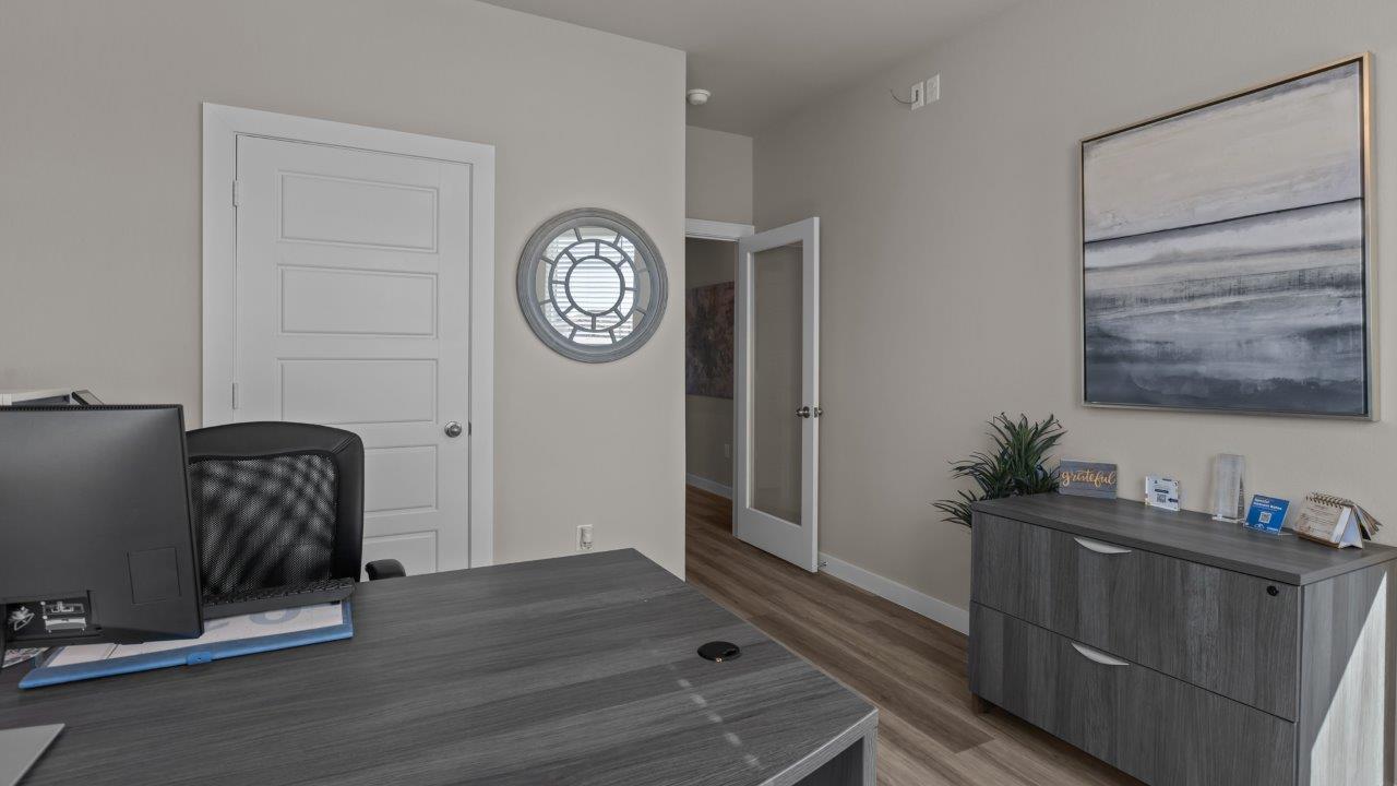 Front guest bedroom with ample natural light