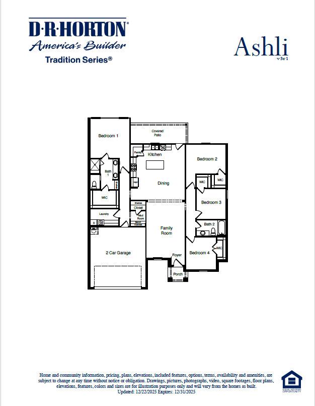Ashli floor plan and layout