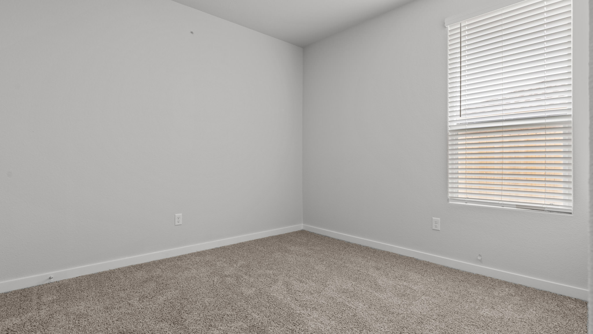 Guest bedroom 3 with plush carpet floors and spacious closet