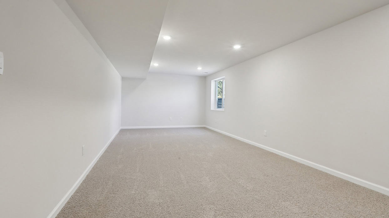 Lower level rec room
