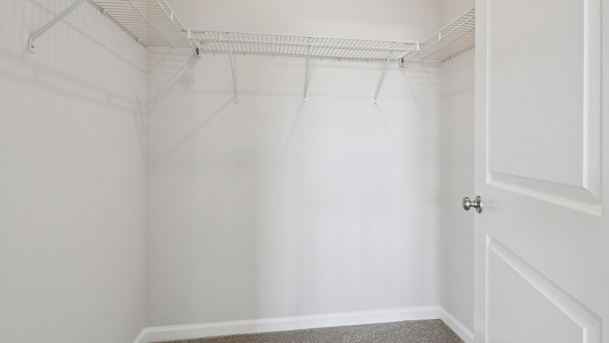 Master bedroom walk in closet