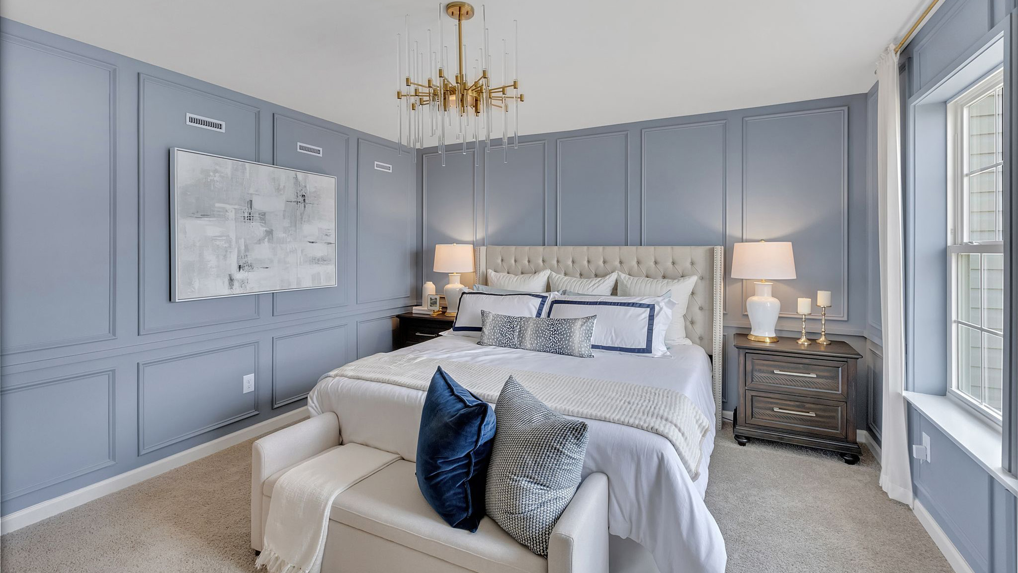 A different view of the primary bedroom.