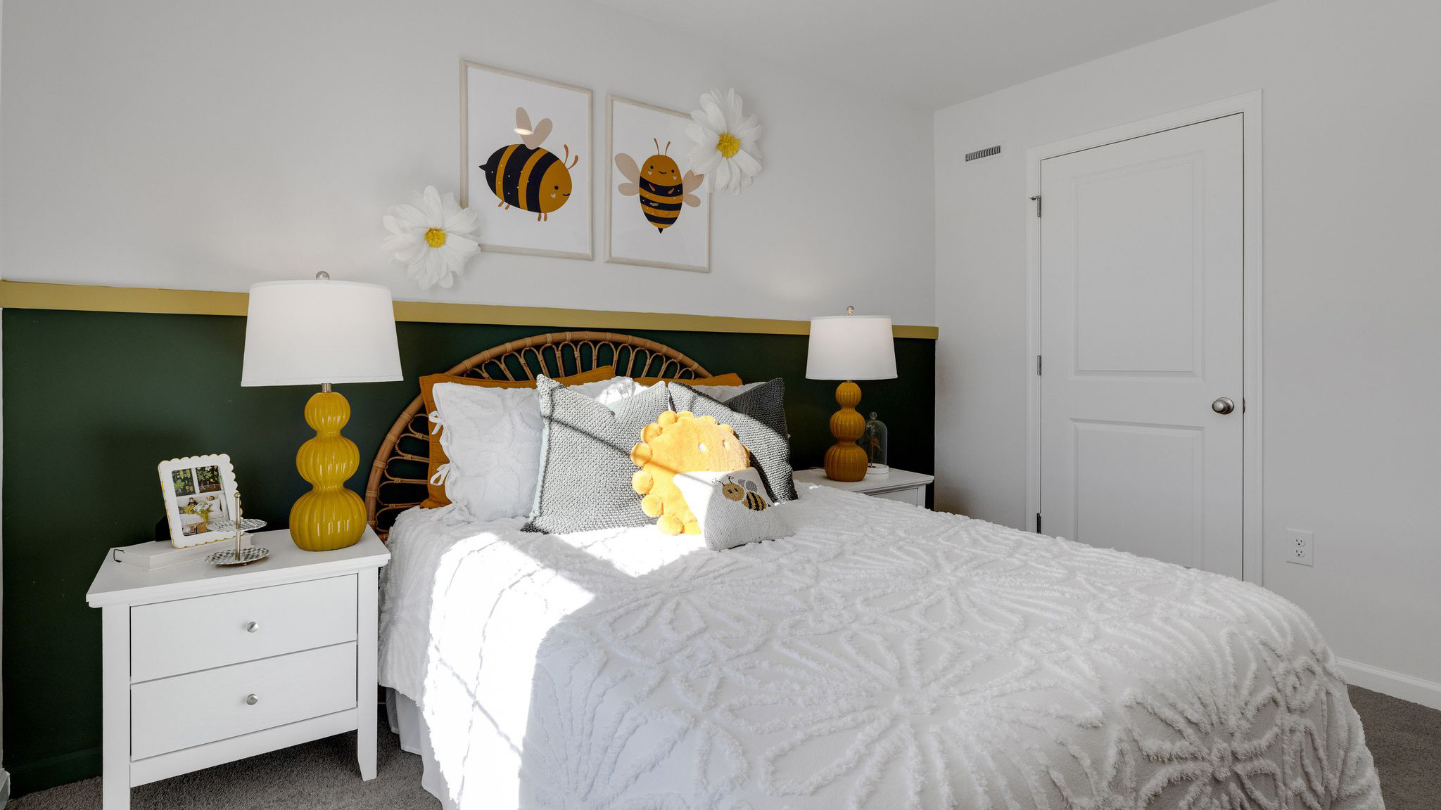 Bedroom three with view of the closet.