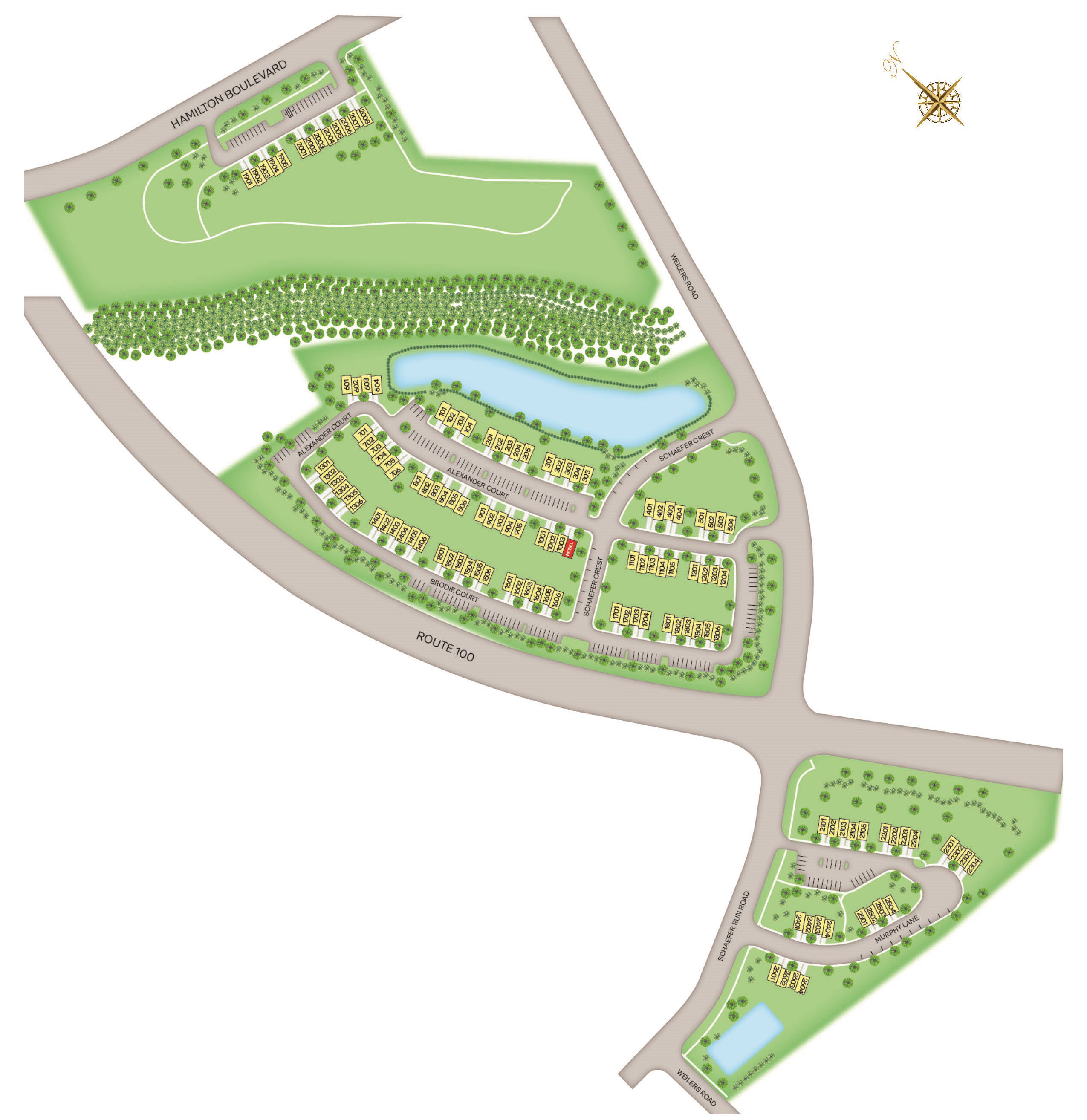 Static Lot Map
