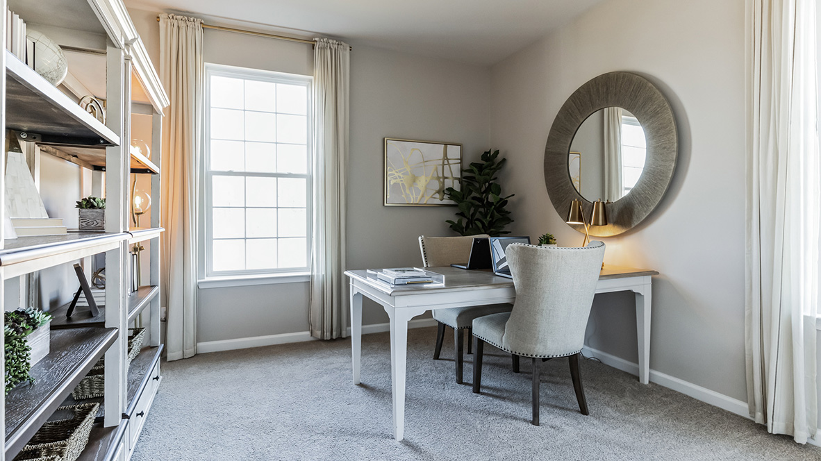 Bedroom four that is downstairs and can be used as an office.