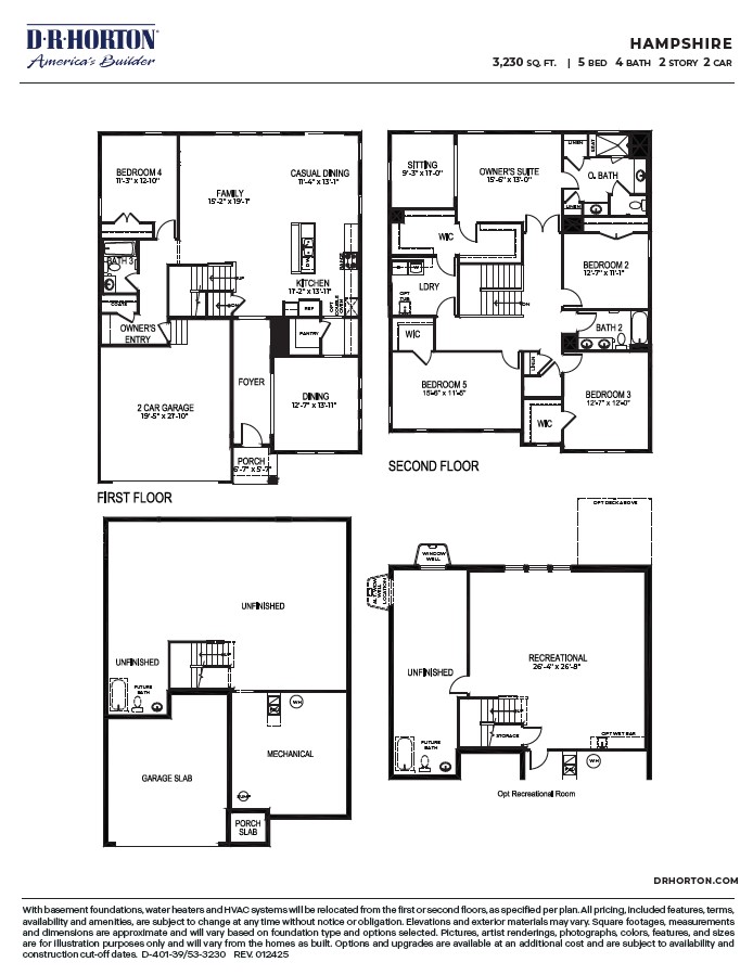 the hampshire floorplan