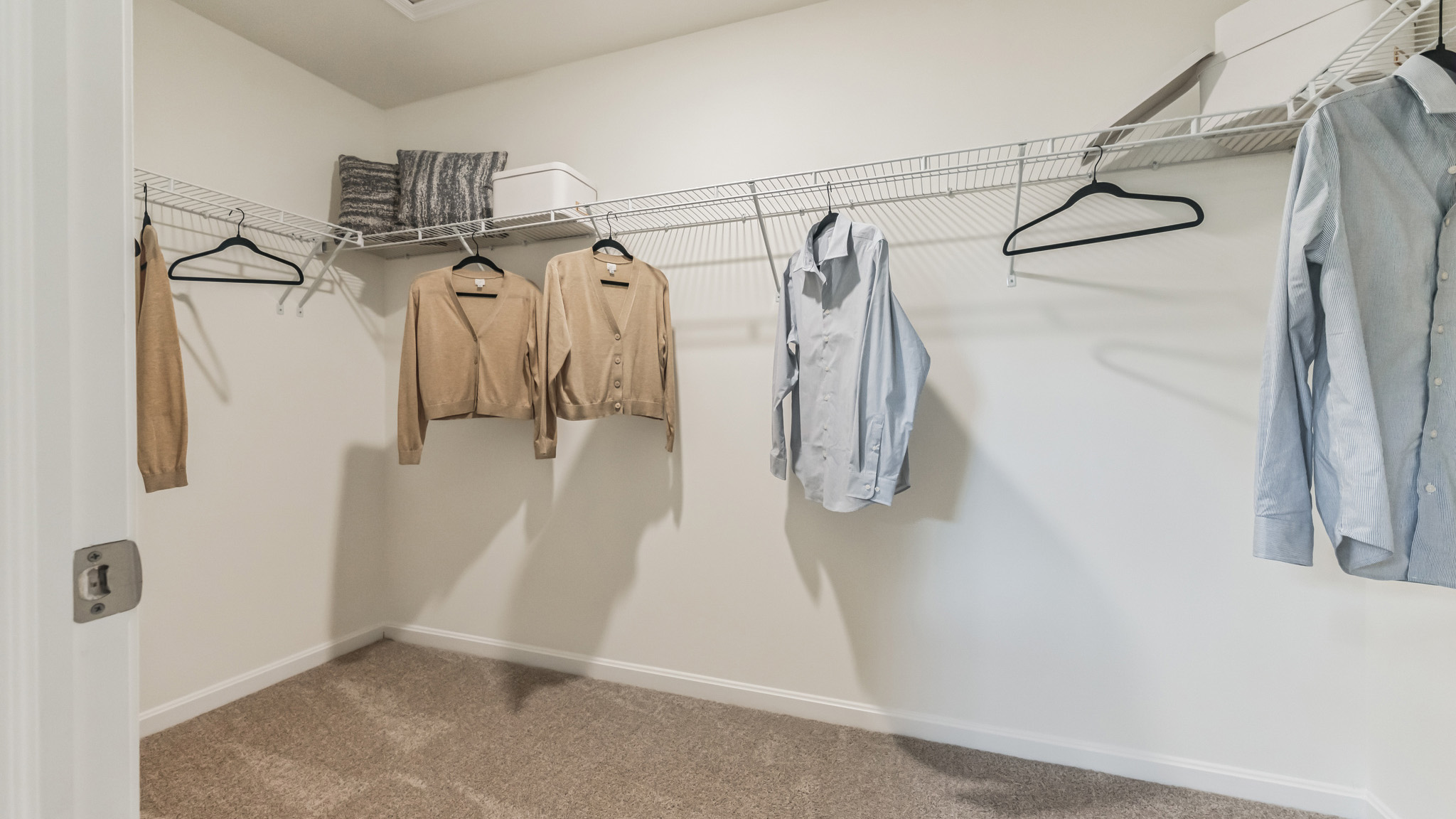 The owner's suite walk-in closet.