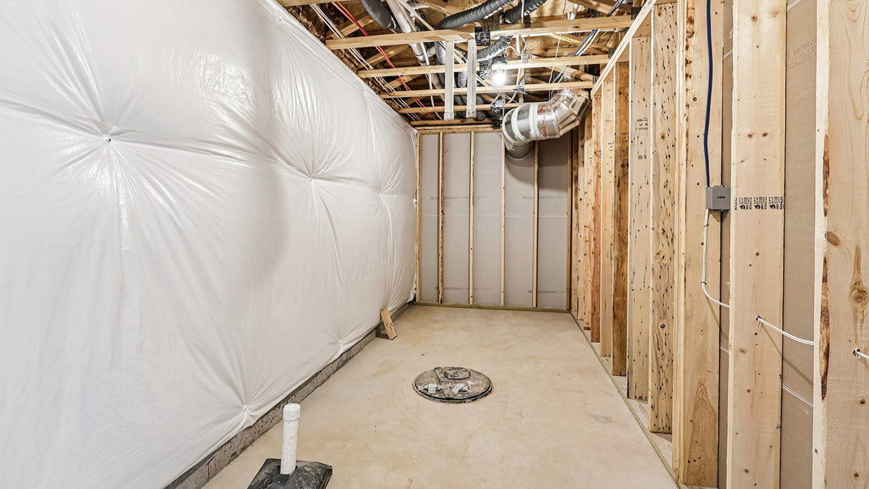 Another unfished basement room