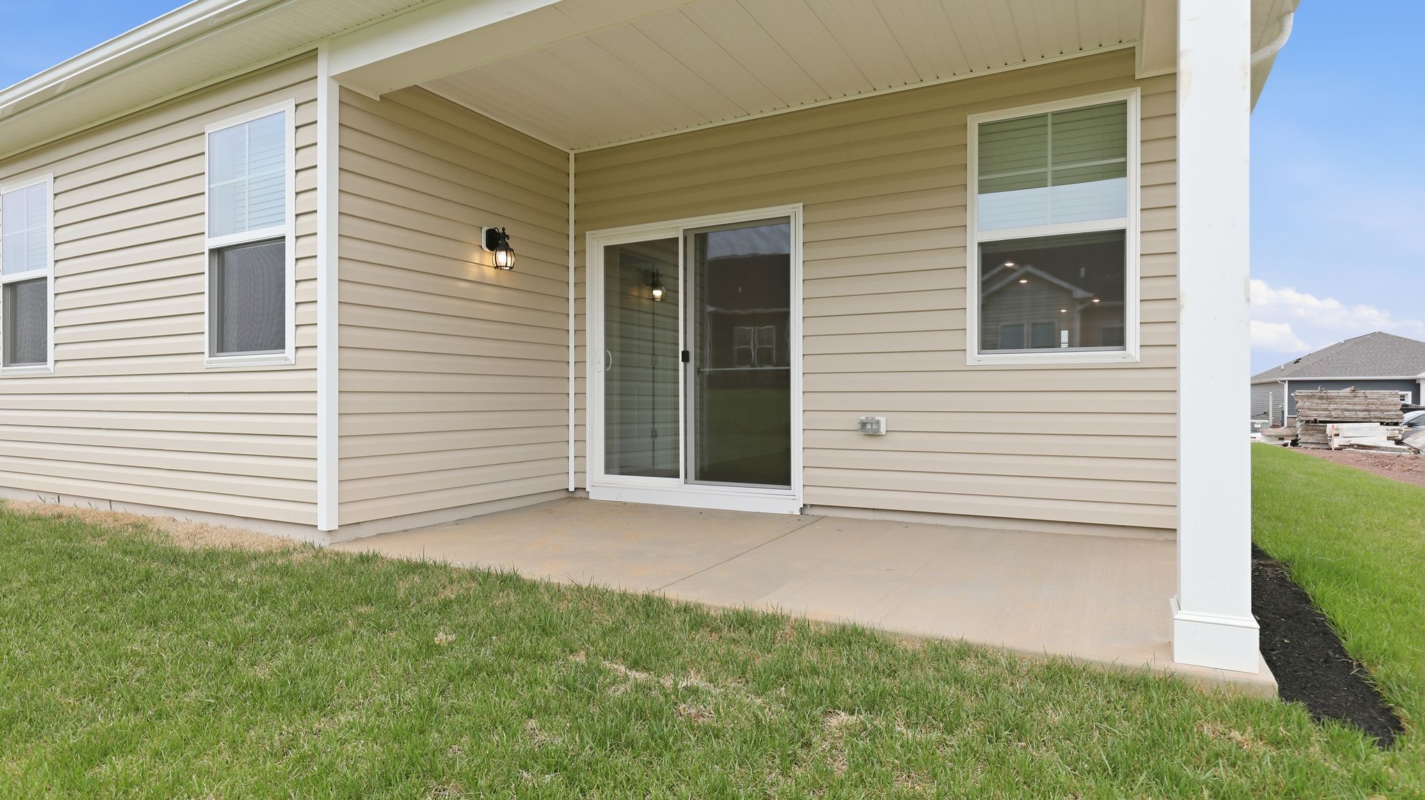 exterior photo of the rear side of the home