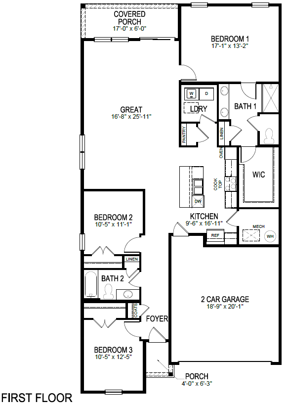 the dawson floorplan