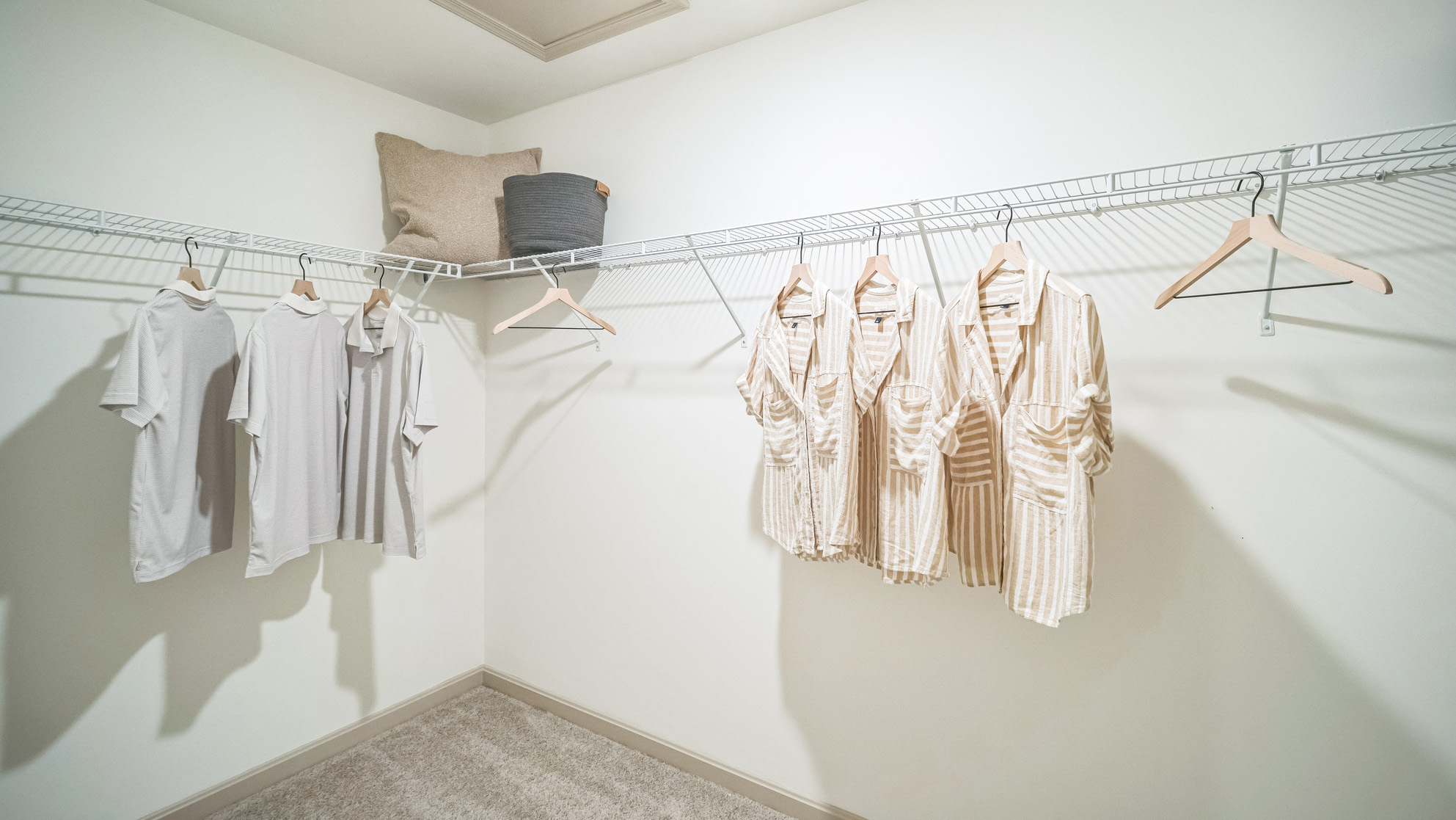 The owner's suite walk-in closet.