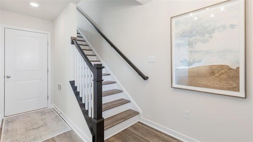 entrance to stairs