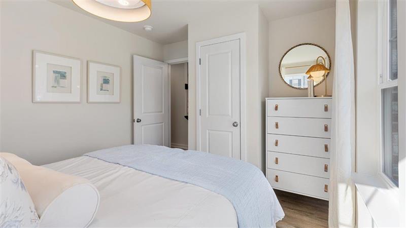 guest room with full size bed