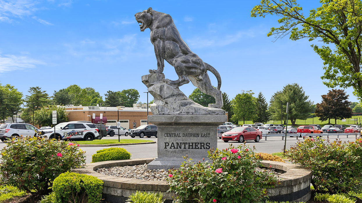 Central Dauphin East Panthers monument